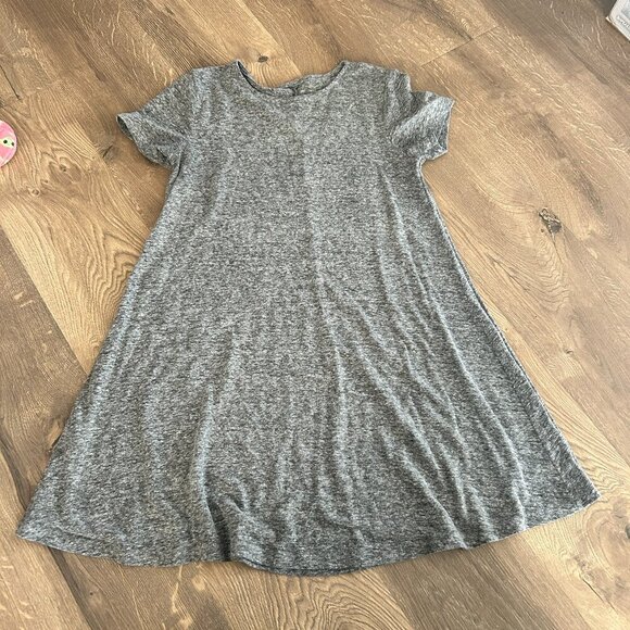 gray teeshirt dress - Picture 1 of 3